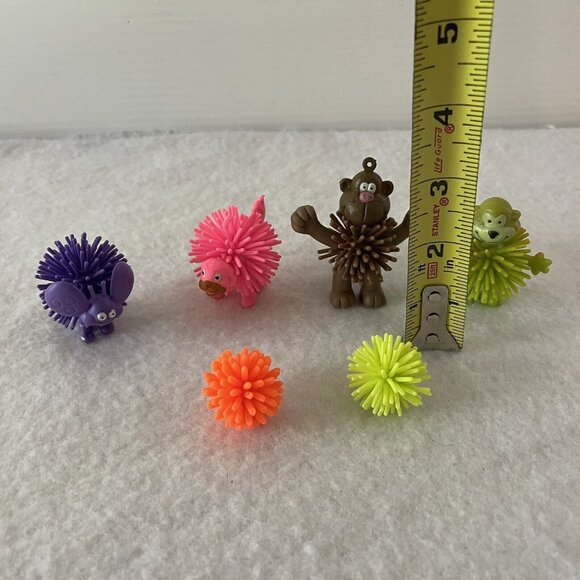 Mini Koosh Ball Figure Set Animals Monkey Spiky - Picture 8 of 13